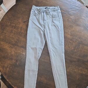 Fashion Nova Gray Skinny Jeans Stretchy Fit